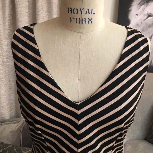 Dresses & Skirts - Black and Tan Herringbone Dress